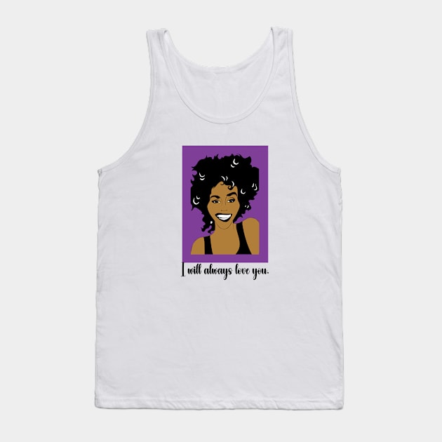 WHITNEY HOUSTON FAN ART!! Tank Top by cartoonistguy